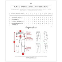 Kalhoty RUMEX K218/U301