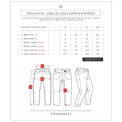 Kalhoty TRAGANUM U350