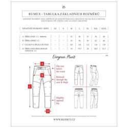 Kalhoty RUMEX K216/U56